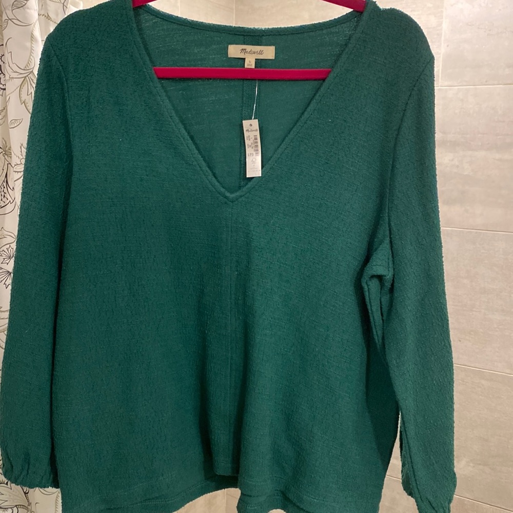 NWT Madewell Green Blouse